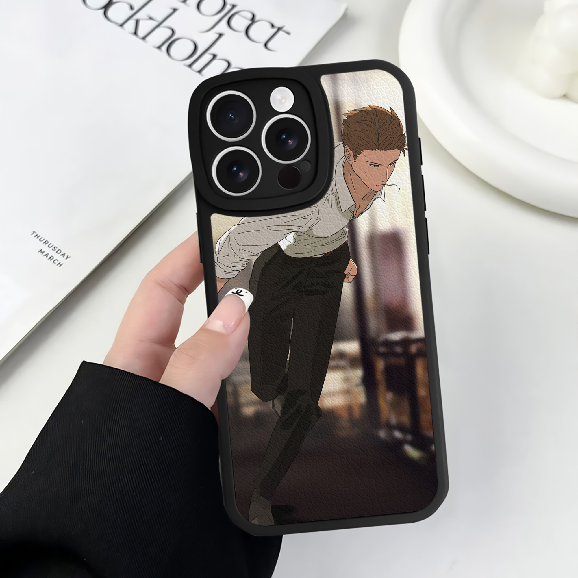 （画像用） SPY×FAMILY间谍家家酒 【iPhone 16シリーズ対応】シリコンスマホケース（レザー調） 材質：シリコン